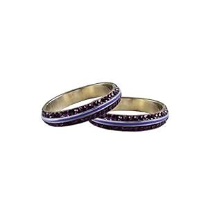 Buy Vidhya Kangan Bangle Set for Women (Black) (ban8099-2.10) at Amazon.in