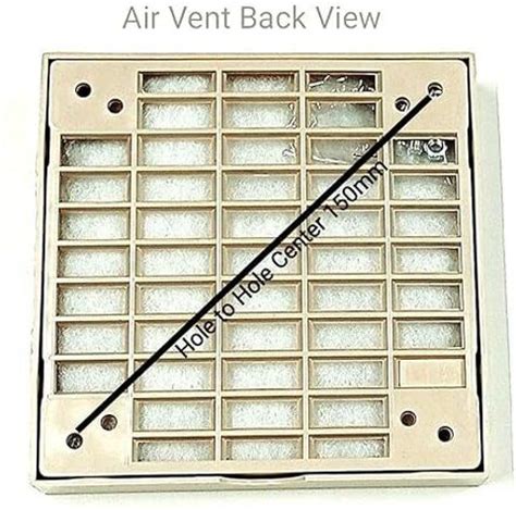 RVM TECH Air Vent Fan Filter | Dust Protection | Industrial Use 10 cm ...