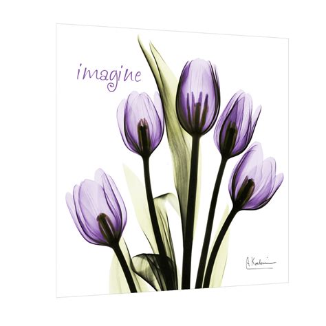 Purple Tulip Flower imagine Modern Home Decoration Purple Flower Paint ...