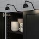 TVÄRDRAG cabinet lighting, black/dimmable - IKEA
