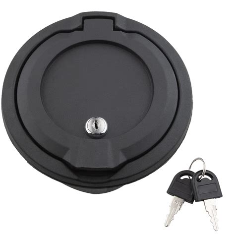 Buy Locking Fuel Tank Door, Lock Tank Filler Cap Cover Fits Jeep ...