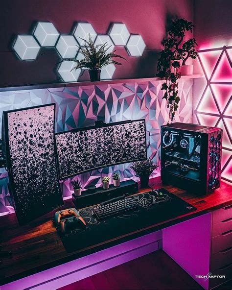 gaming desk setup ideas