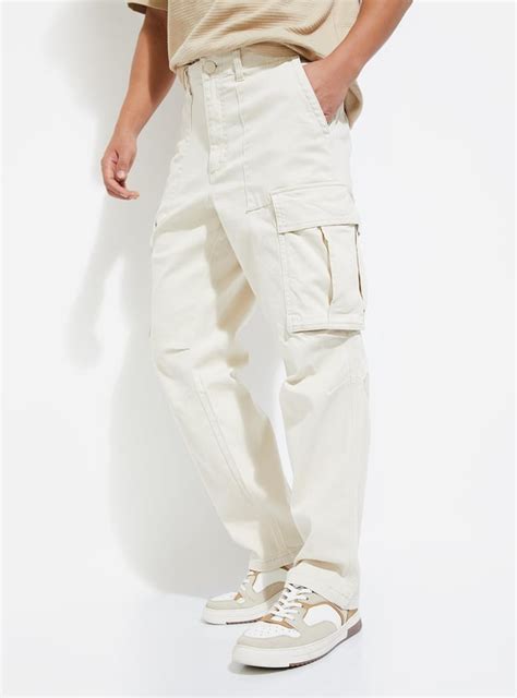 Buy URB_N Men Relaxed Fit Cargo Trousers Online at just Rs. 1699.0 ...