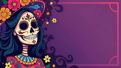 Day of death background | Premium AI-generated image