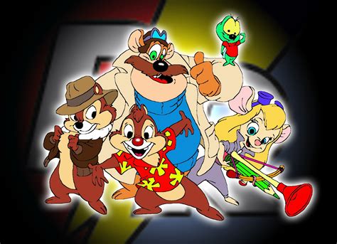 Chip and Dale Cartoon 的图像结果