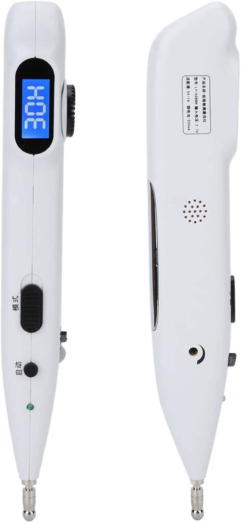 Buy Electronic Acupuncture Pen with 2 Heads, Home Portable Adjustable ...