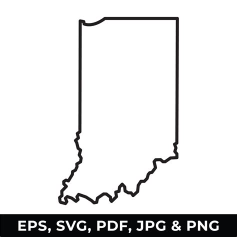 Silhouette Of Indiana