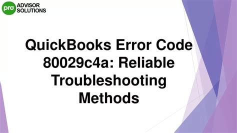 Image result for QuickBooks Error Code 80029C4a