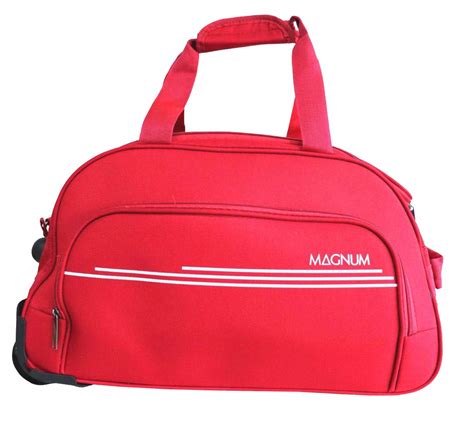 Safari Magnum Polyester Bolt Rdfl 55 Rolling Duffel Trolley Bag (Red ...