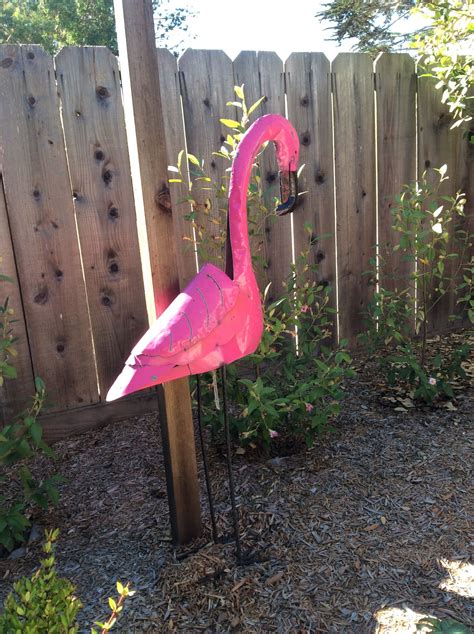 Hot Pink Flamingo Yard Art | Outdoor Decor
