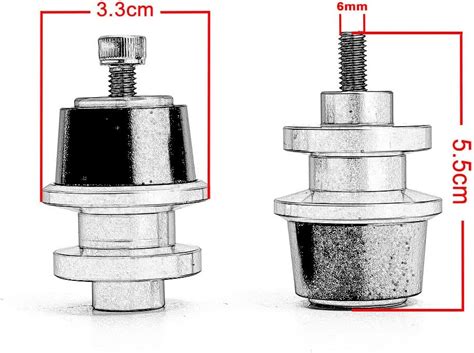 ZYAKOMO Motorcycle CNC M6 Swingarm Spool Sliders Stand India | Ubuy