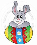 Image result for Cartoon Easter Bunny with Plastic Eggs
