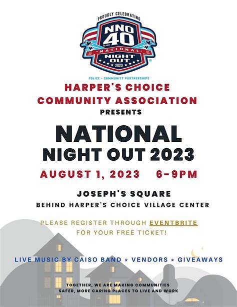 HCCA National Night Out 2023, Harper's Choice Village Center, Columbia ...