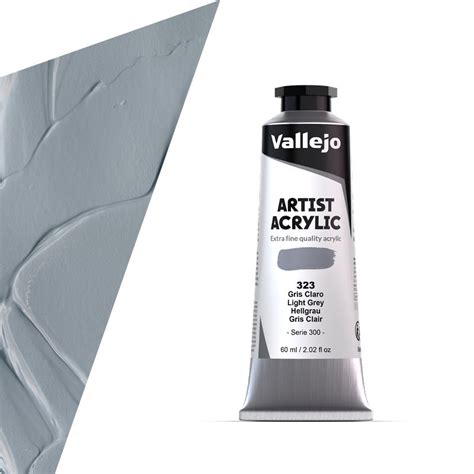 16.323 Vallejo Artist Acrylic - Light Grey - 60 ML – Scale Hobbies