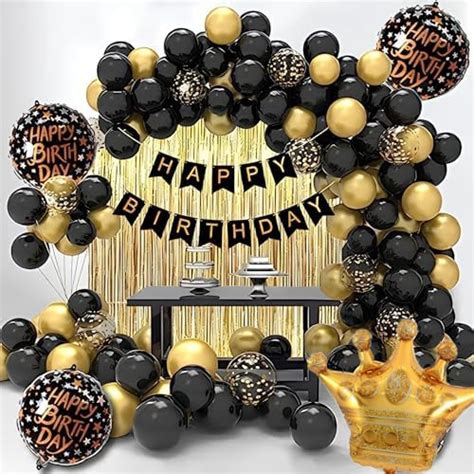 Party Propz Happy Birthday Decoration Kit Combo - 42pcs Metallic ...