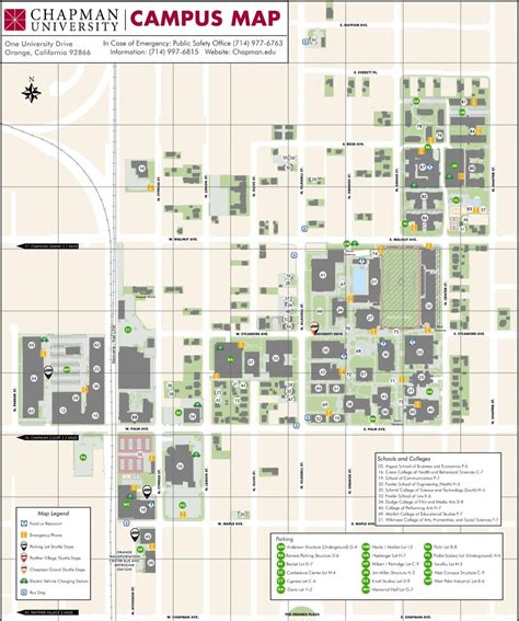 Maps and Plans | Chapman University