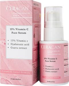 ceracan Ceracan 15% Vitamin C Serum for Skin Brightening, UV damage ...