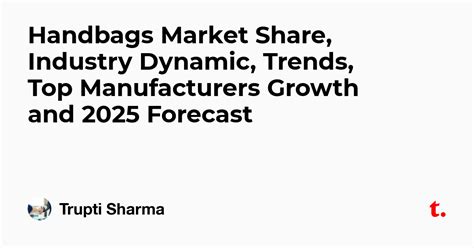 Handbags Market Share, Industry Dynamic, Trends, Top Manufacturers ...