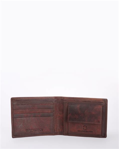 Buy Brown WILDHORN Bi-Fold Leather Wallet with Signature Branding | AJIO