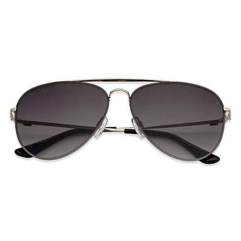Shop online for Gunmetal Black Grey Gradient Full Rim Aviator Large ...