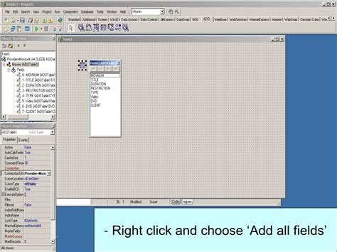 ADO Connection Delphi 的图像结果