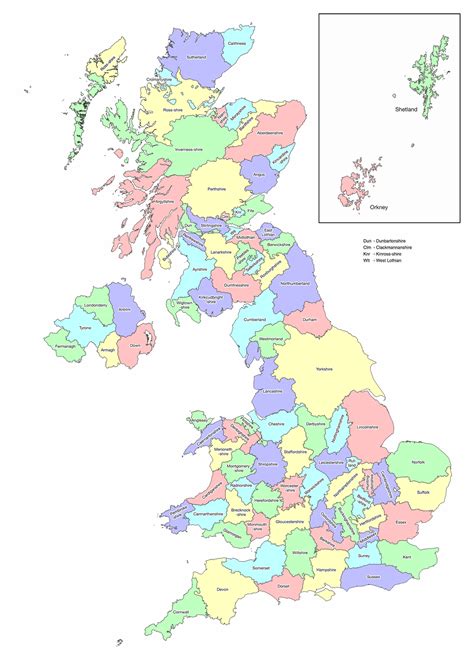 The Historic Counties Trust :: Map