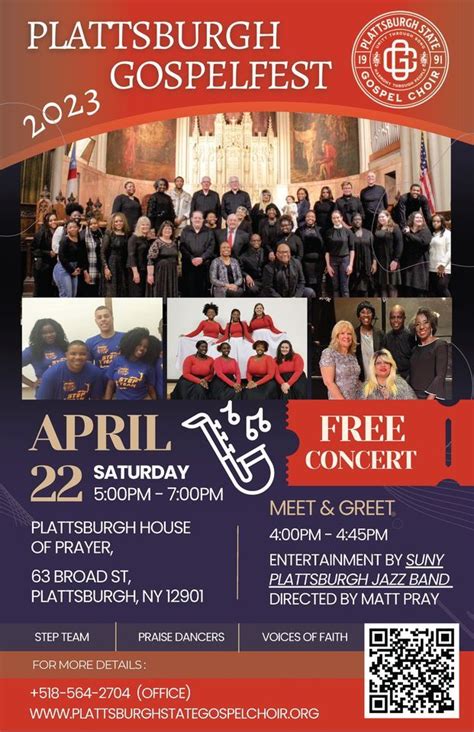 GOSPELFEST 2023 presented by Plattsburgh State Gospel Choir @ PHOP ...