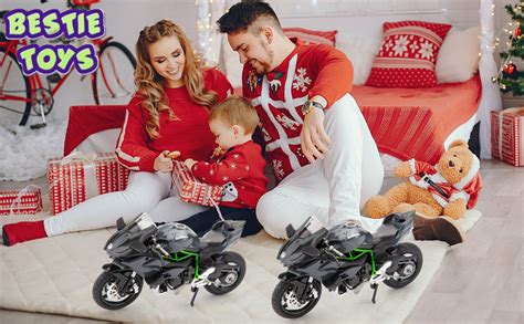 Bestie toys Kids Motorcycle Die Cast Metal Bike With Light And Engine ...