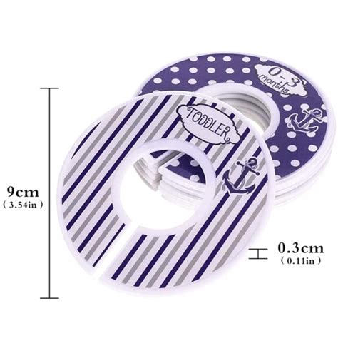 Buy Jolly Baby Closet Dividers – Set of 6 Baby Closet Size Dividers ...