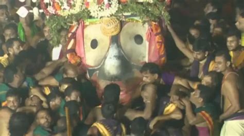 Rath Yatra | Holy Trinity enters Gundicha Temple following ‘Adapa ...