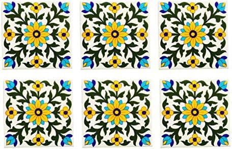 Shiv Kripa Blue Pottery Luxury Floral Decorative Crafted Tabletop ...