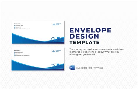 Free Editable Envelope Templates in Word to Download