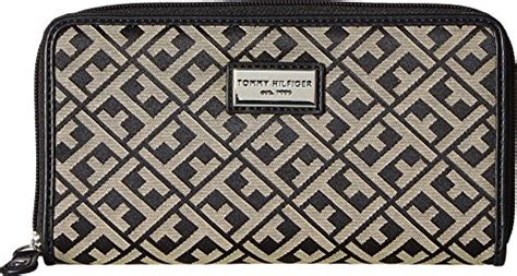 Buy Tommy Hilfiger Womens Core Wallets Zip Around Signature Online at ...