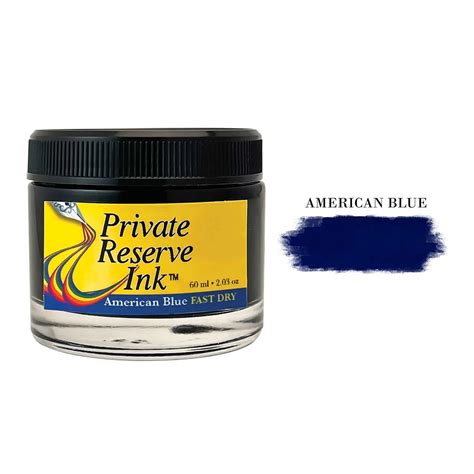 Private Reserve | Ink Bottle | - American Blue (60ml) – Writing Wonders