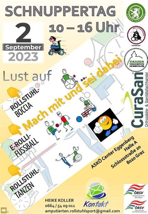 Schnuppertag am 2. September 2023 in Graz, Schlossstraße 20, 8020 Graz ...