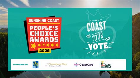 Sunshine Coast Peoples Choice Awards 2025, Online event, Sechelt ...