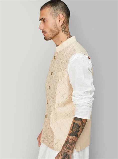 Buy Men Embroidered Nehru Jacket Online at just Rs. 999.0 ...