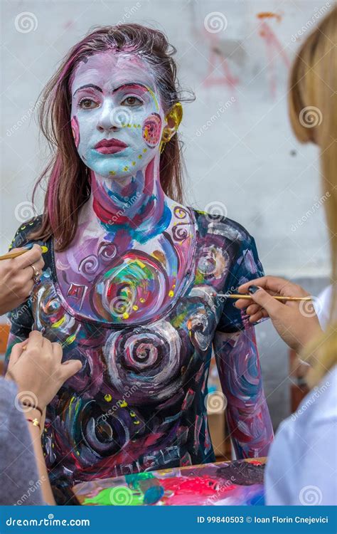 Face And Body Painting Of A Woman Editorial Photo | CartoonDealer.com ...