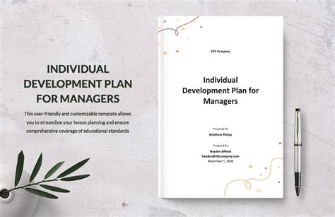 Individual Development Plan Template for Managers in PDF, Word, Google Docs, Pages - Download ...