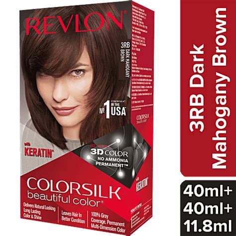 Buy Revlon Colorsilk Hair Colour - No Ammonia, With Keratin & 3D Colour ...