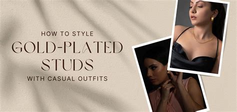 How to style gold-plated studs with casual outfits – Shopberserk
