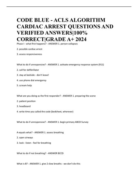Image result for ACLS Code Blue Algorithm
