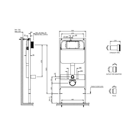 Jaquar Concealed Floor Mounted Cistern Full Frame JCS-WHT-2400FP - Whi ...
