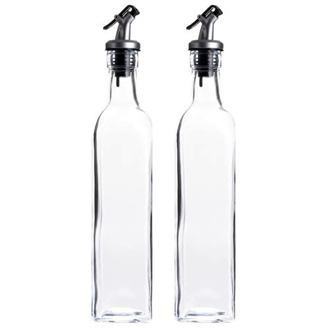 Olive Oil and Vinegar Dispensers - Oil and Vinegar Bottles with Lever ...