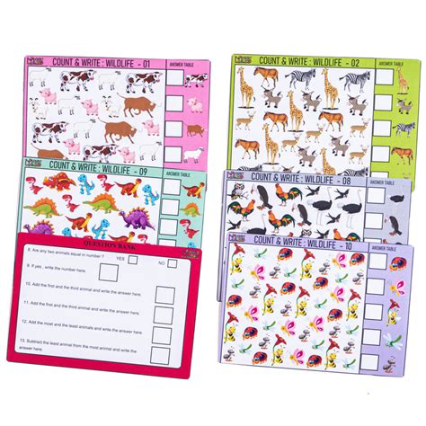 JoGenii |Math Activity - I Spy Counting - Wildlife|Monkey Minds
