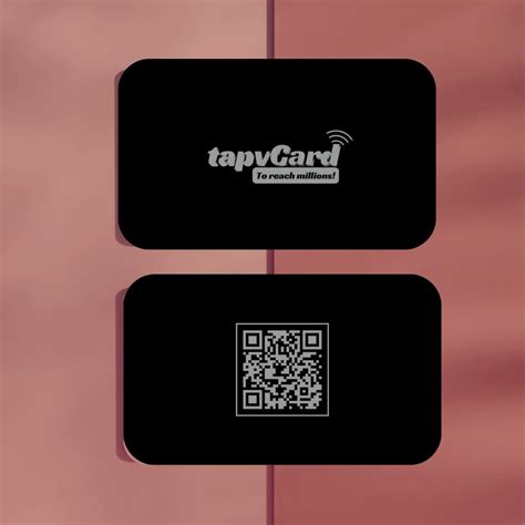 Create a Digital Business Card with NFC card & QR code - tapvCard