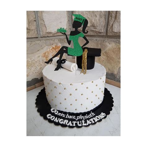 Graduation Cake Topper 2022 Green, 2022 Girl | Ubuy India