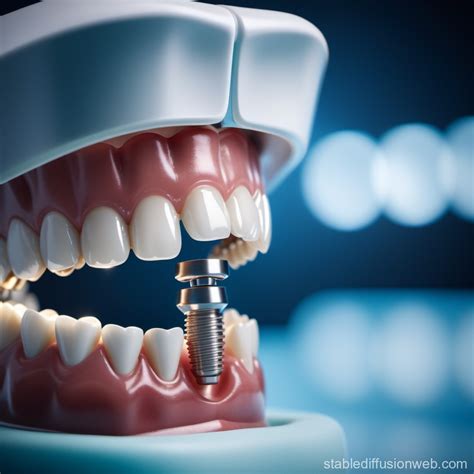 dental implant explaining image to show possible patient Prompts | Stable Diffusion Online