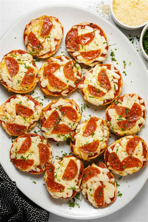 Pizza Bagel Bites Homemade Air Fryer Bagel Bites Recipe Erhardts Eat