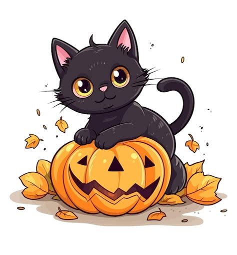 Halloween cat | Premium AI-generated vector